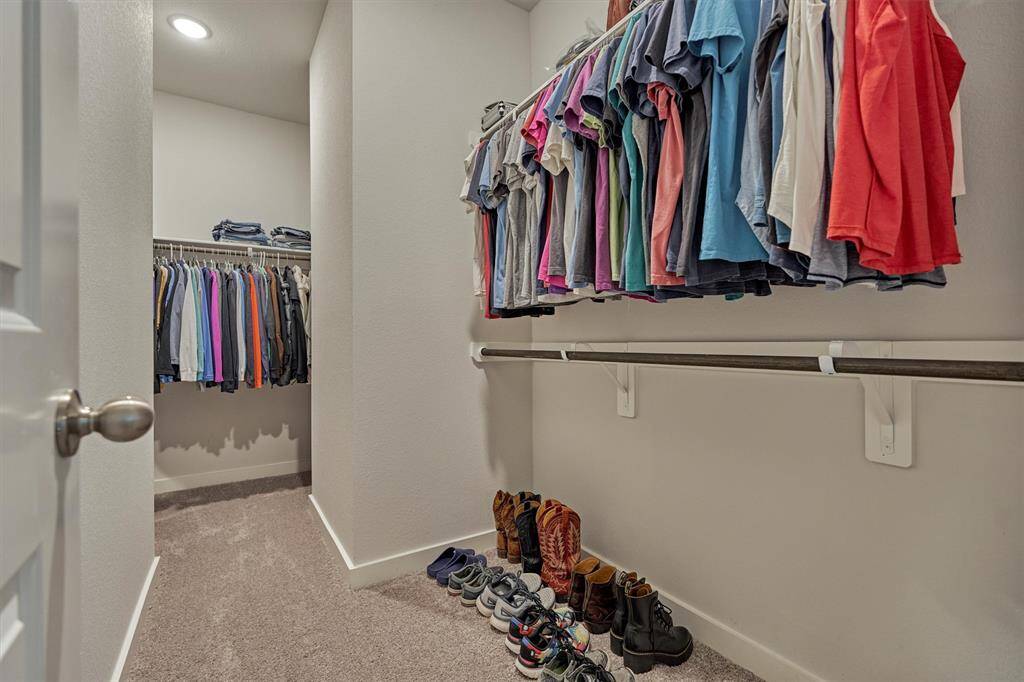 Huge primary walk-in closet
