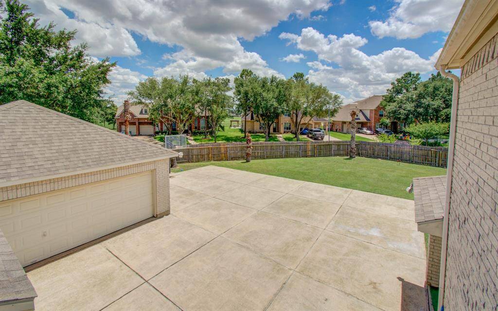 Backyard view