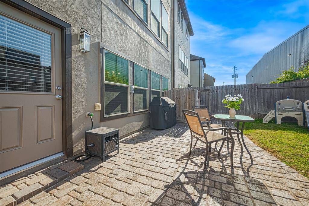 Spacious patio and yard for kids or pets