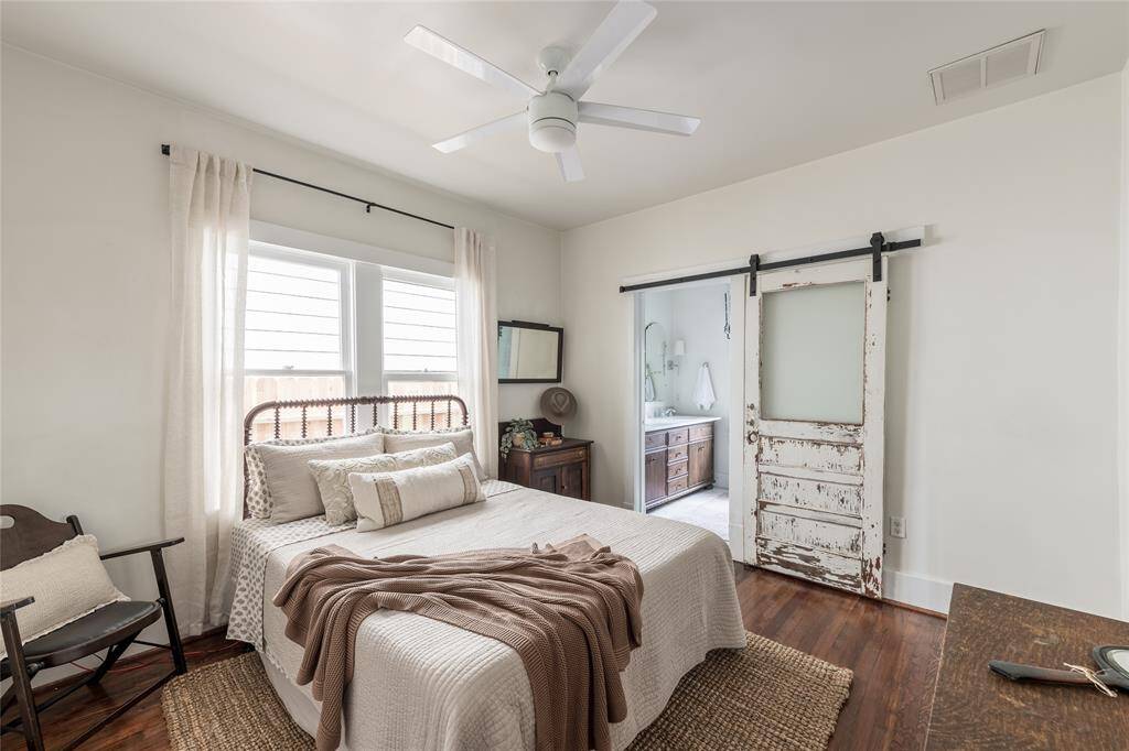 Spacious and serene, the room pairs timeless finishes with effortless flow into the ensuite bath for a true private retreat.