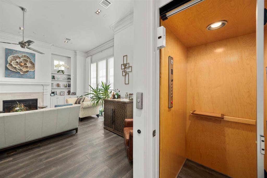 Elevator Entrance from Living Room- 2nd Floor