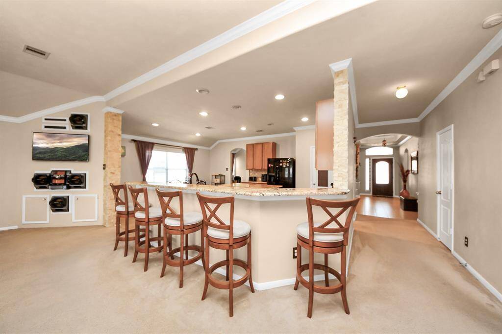 Open concept one story living