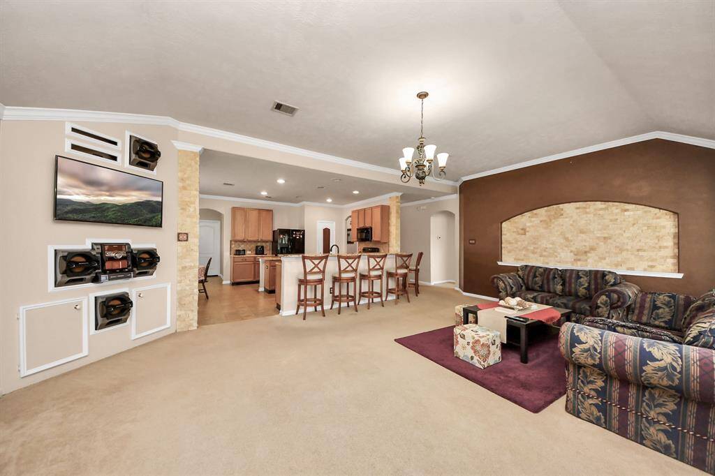Spacious living area