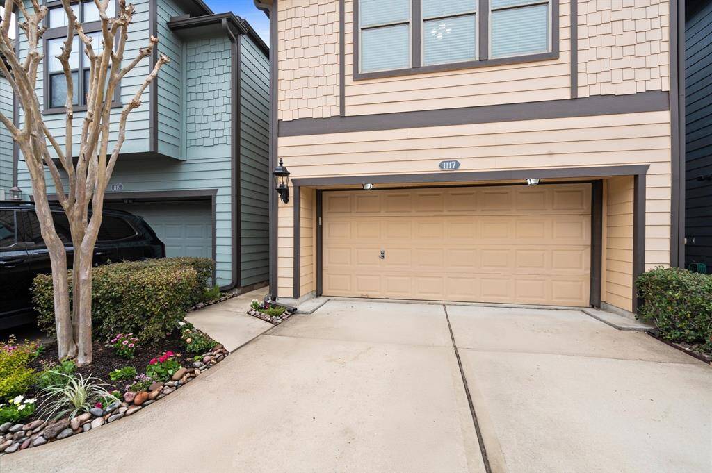 Private Two-Car Driveway & Garage = No Parking Hassles. Park with ease, store your bikes, and still have space for all your gear.