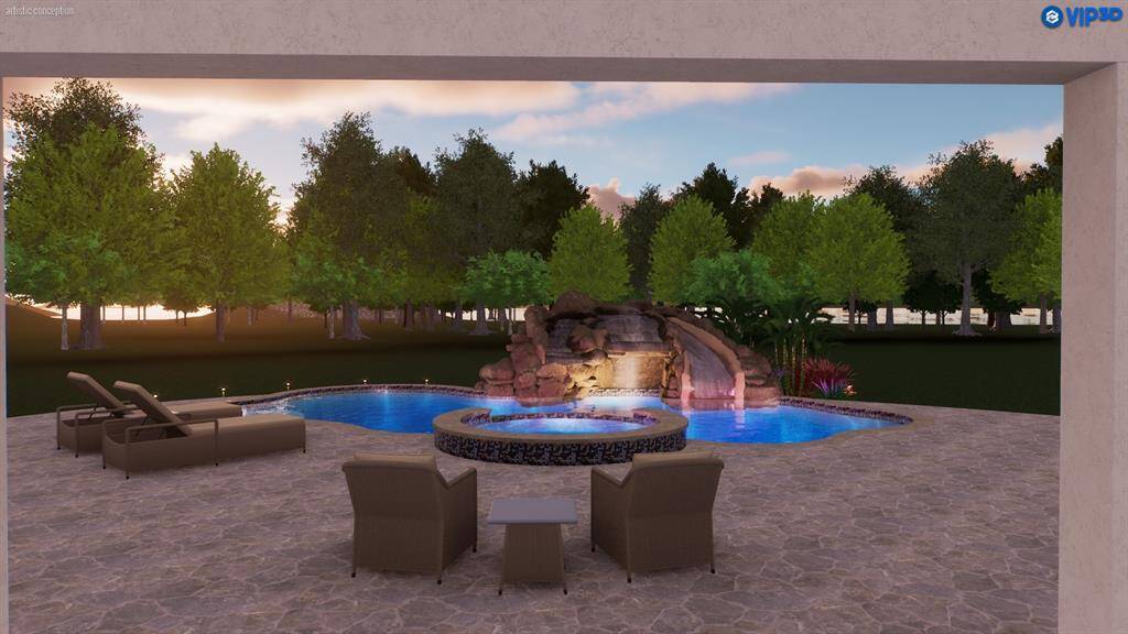 Come create our STAYCATION! Pool Rendering.