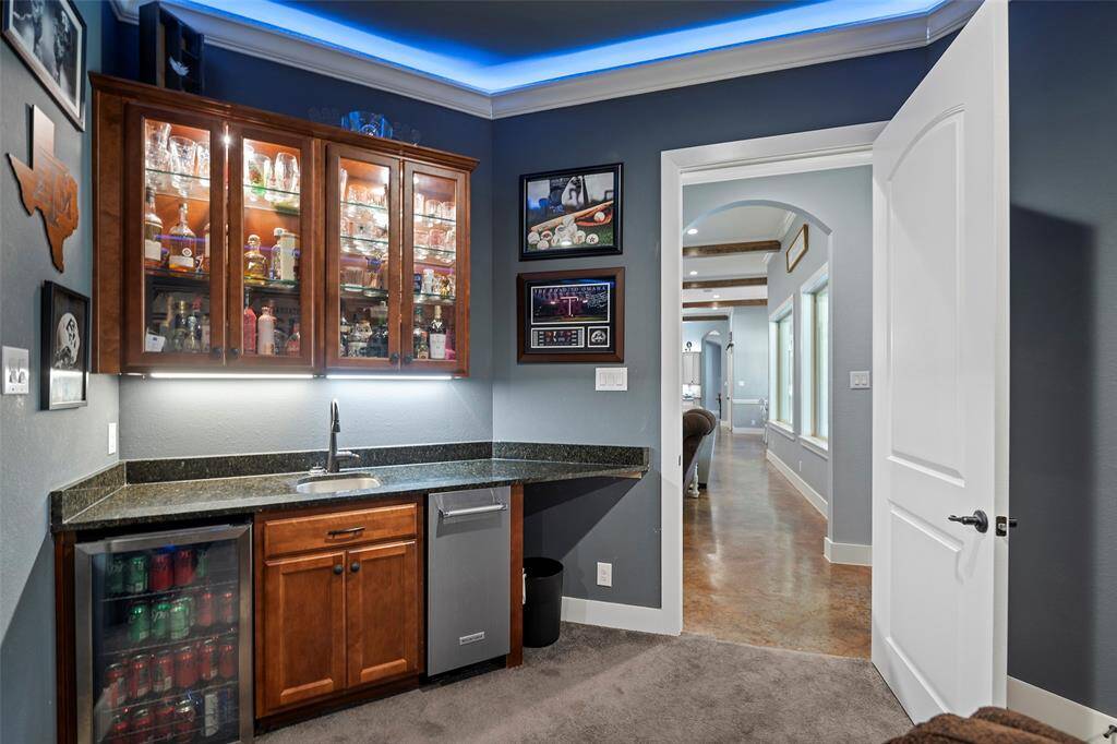 Beverage Refrigerator and Ice Machine.