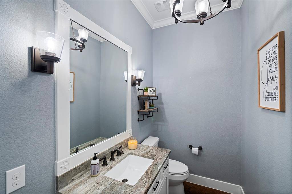Half bath for guest.