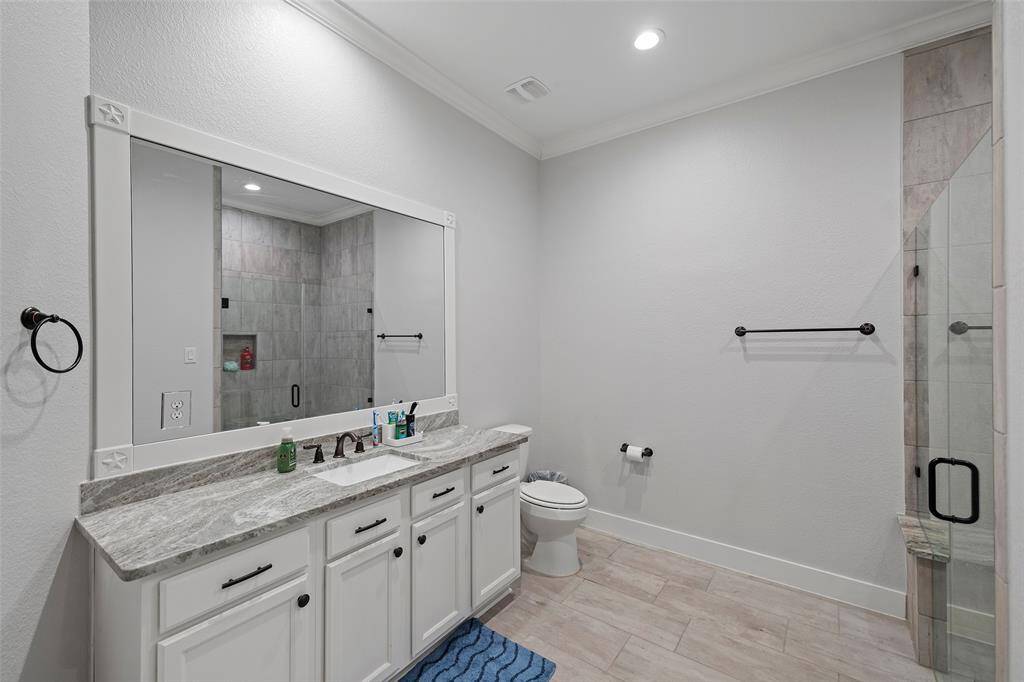 Bedroom 4 Ensuite Bath with shower only.