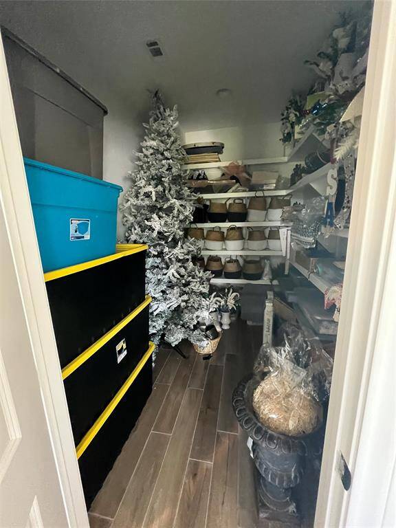 Huge Christmas-storage closet upstairs