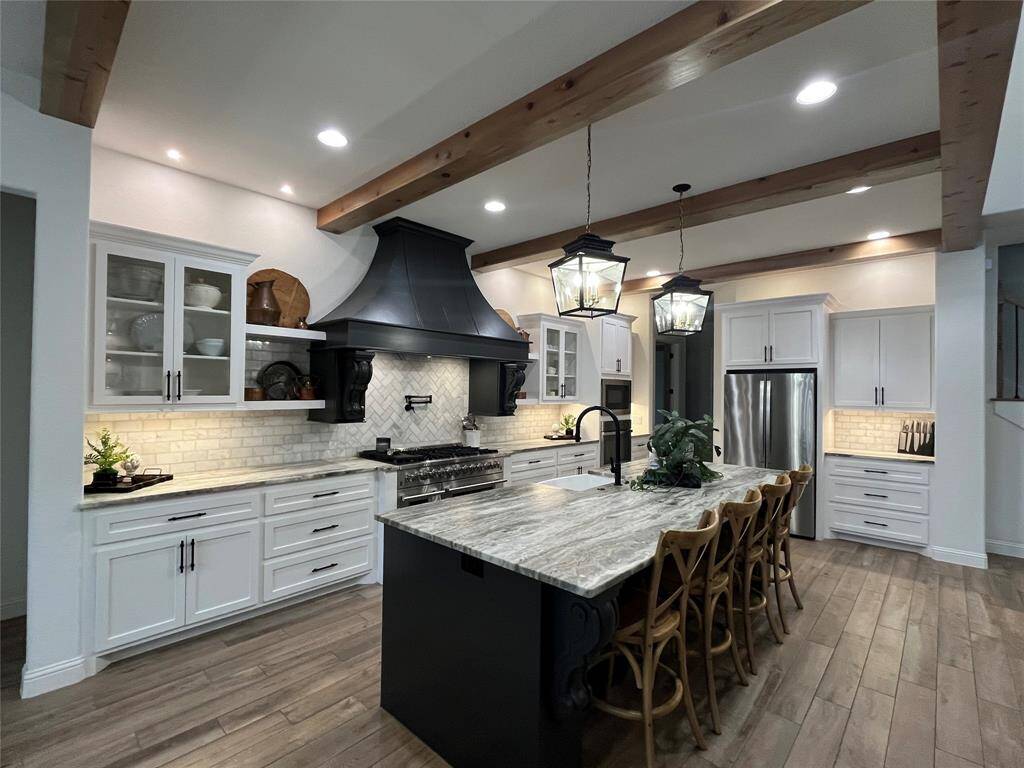 Modern kitchen with upgraded finishes