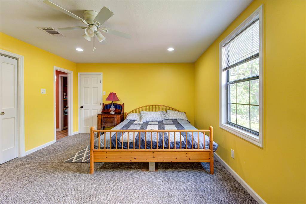 This 2nd floor bedroom overlooks the front yard.