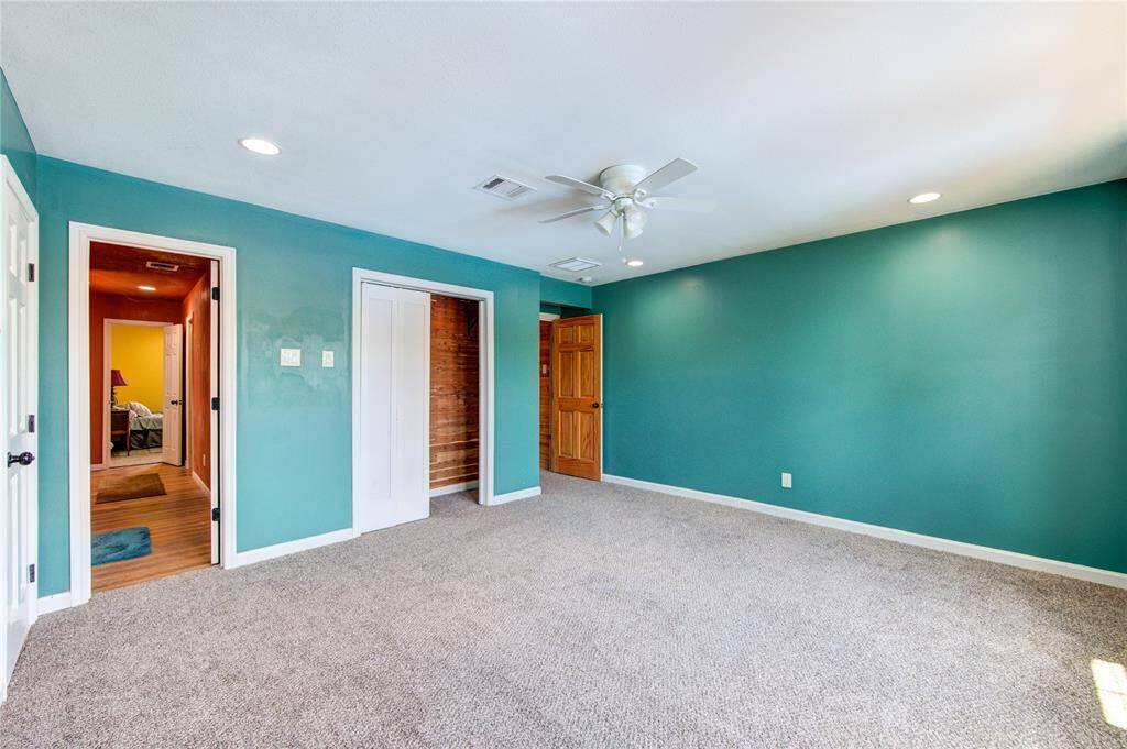 Another 2nd floor bedroom has cedar closet & access to attic storage