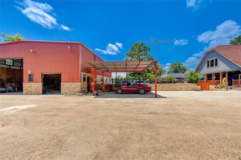 Plenty of room to park multiple vehicles or heavy equipment