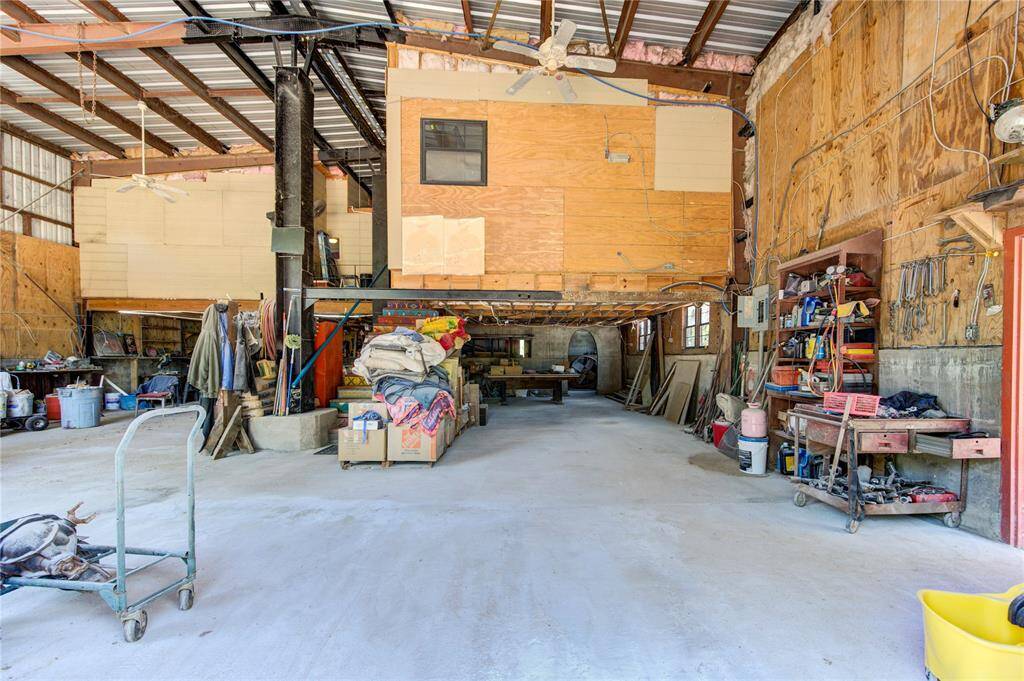 Many tools can remain along with extra building materials