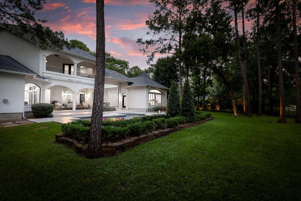 Professional landscaping and sleek outdoor lighting installed in front and back yard in May of 2021 valued at $35,000!