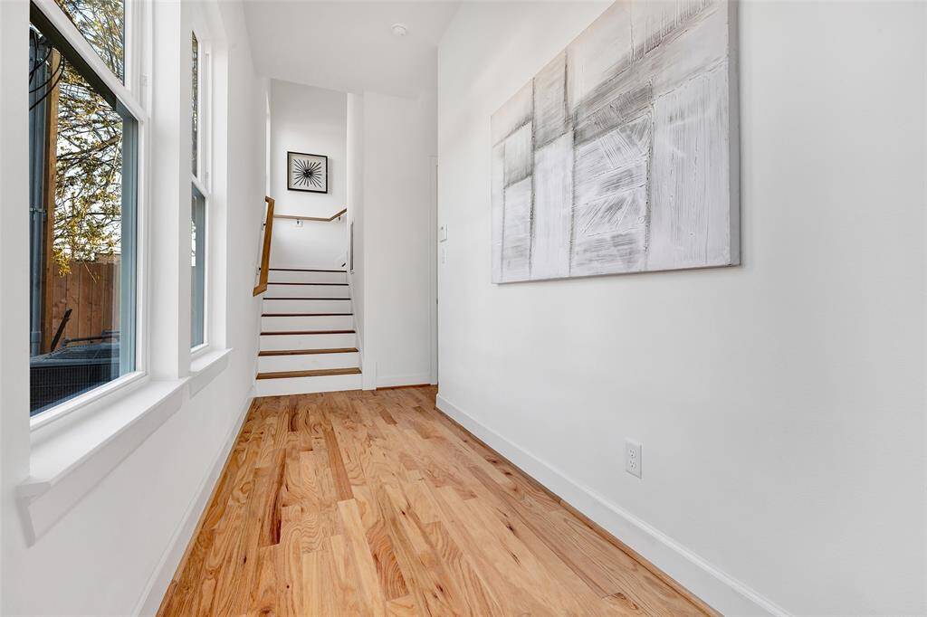Step into elegance in this entrance hall. (Model unit at 1234 E 23rd St. Design and finishes may vary)