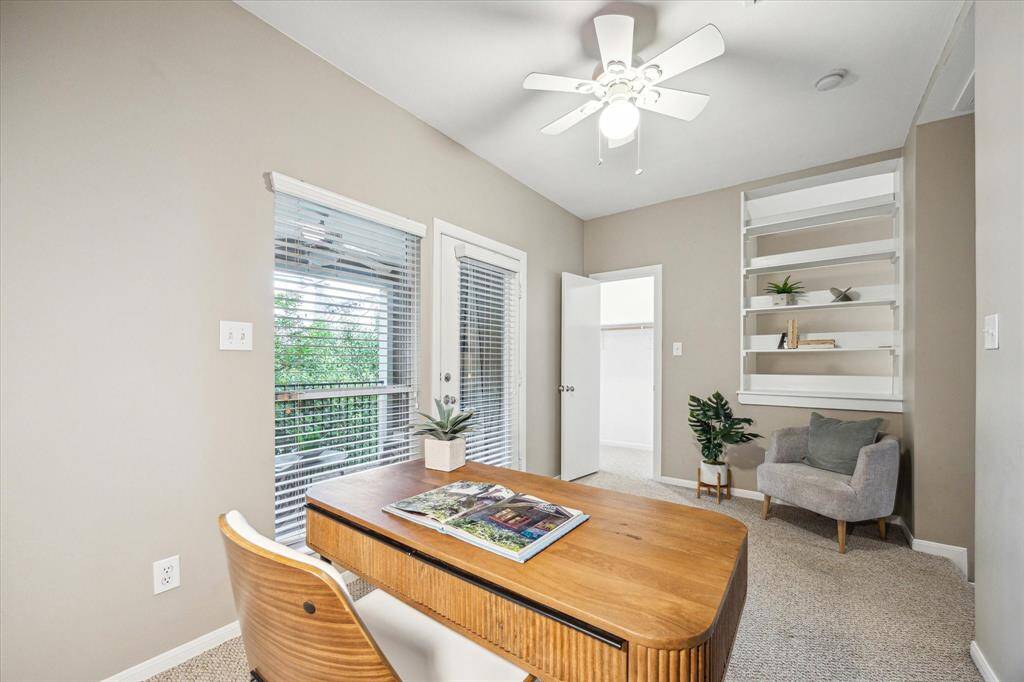 While this space serves well as a home office or study, the large walk-in closet makes it versatile enough to use as a nursery, craft or hobby room, or even a home gym. The possibilities are yours to explore!