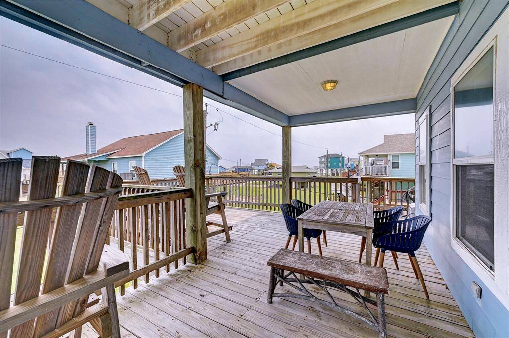 Deck off the living room is extended. It offers great Gulf views, alternative dining space, or some much needed Vitamin D from the morning sun. Alternatively, during summer months, this is a shady refuge that collects cool Gulf breezes.