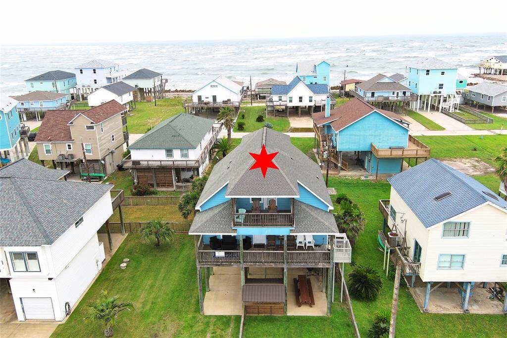A stone's throw from two beaches.