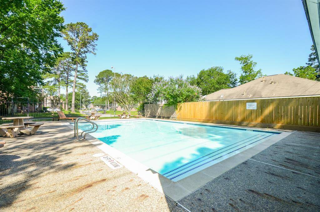 Neighborhood pool and park area