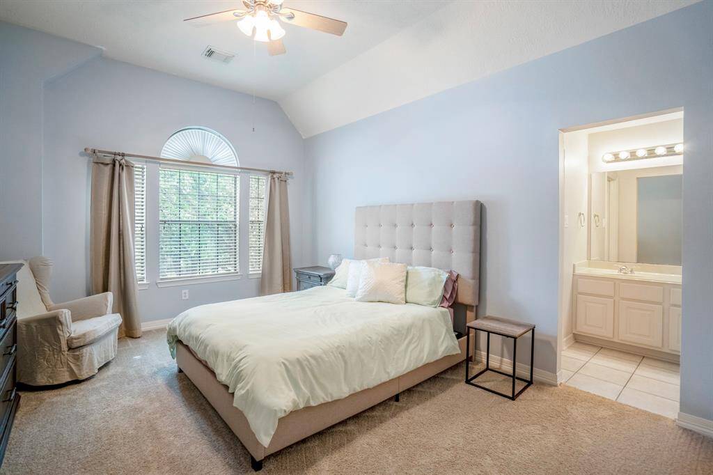 The third bedroom upstairs offers lots of space for your furniture and leads to a full bathroom upstairs.  All bedrooms have nice size closets.