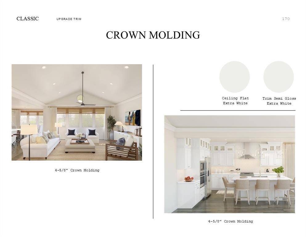 Classic Look Palette 3: Trim Selection Sheet (*Artist rendering used for illustration purposes only.)