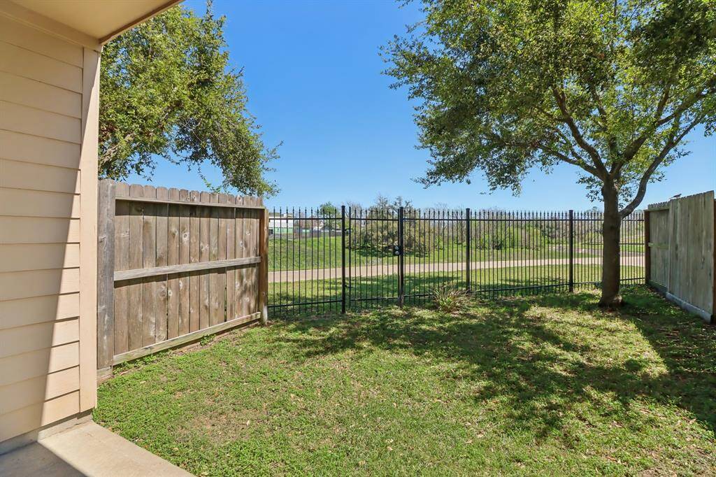 The hike and bike trail right outside your back gate