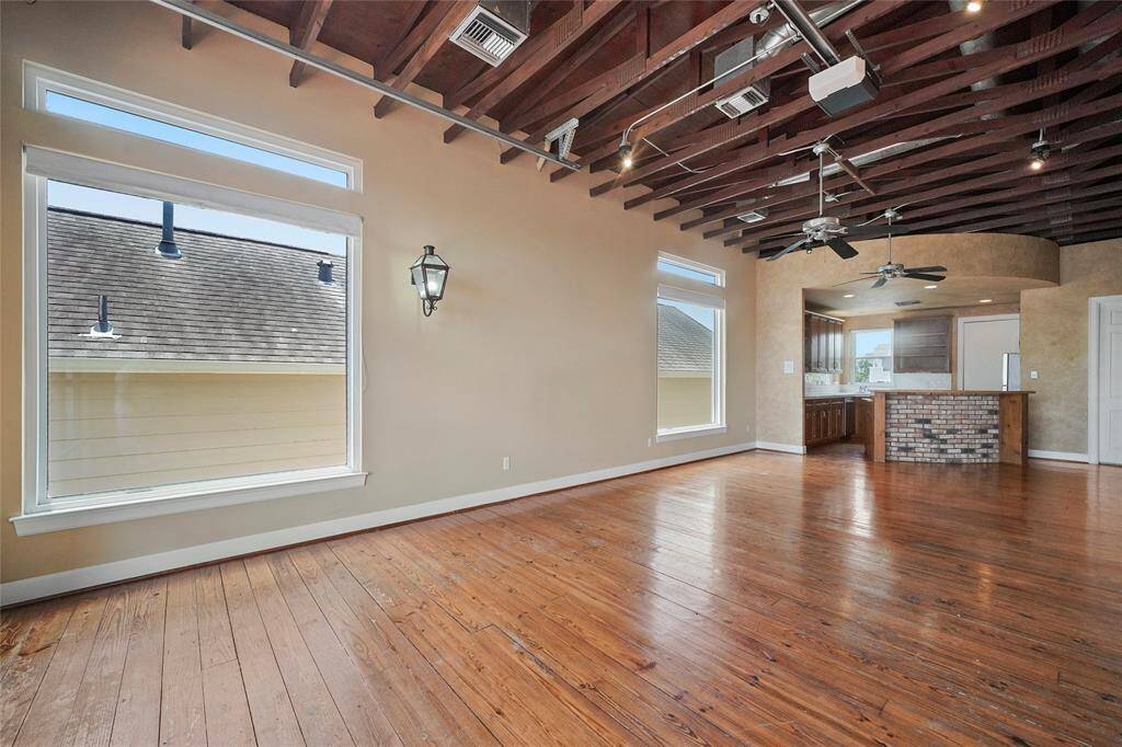 Back Part of Living Room and Dining Room Space