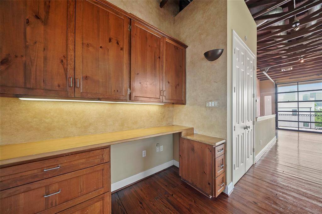 Built-in Desk area in Kitchen