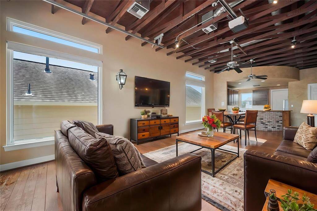Back Part of Living Room and Dining Room Space - virtually staged