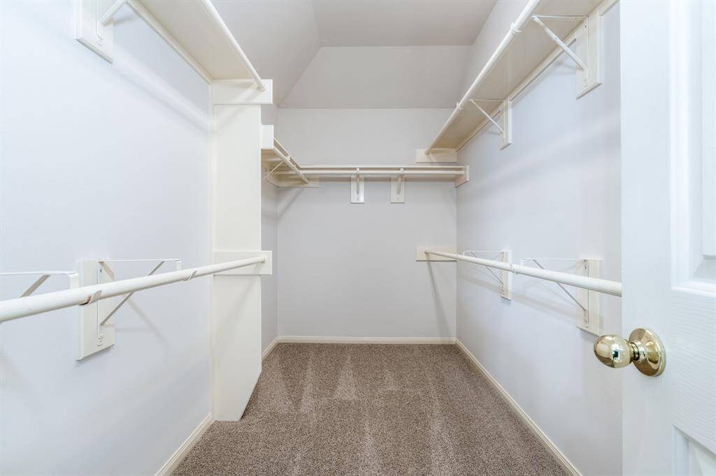 Primary walk in closet