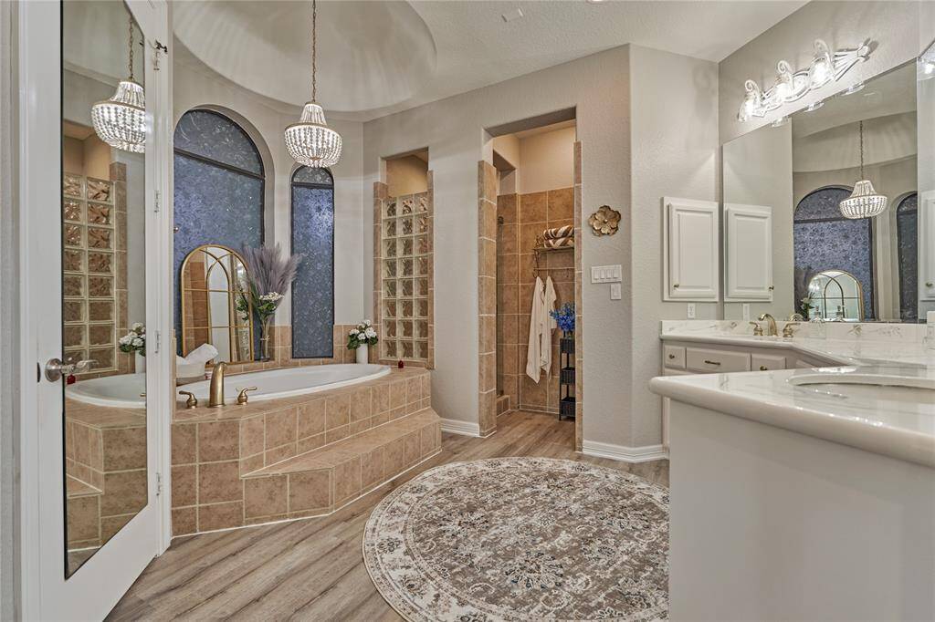 A spacious three car garage, including one climate-controlled bay perfect for year round comfort and versatile use