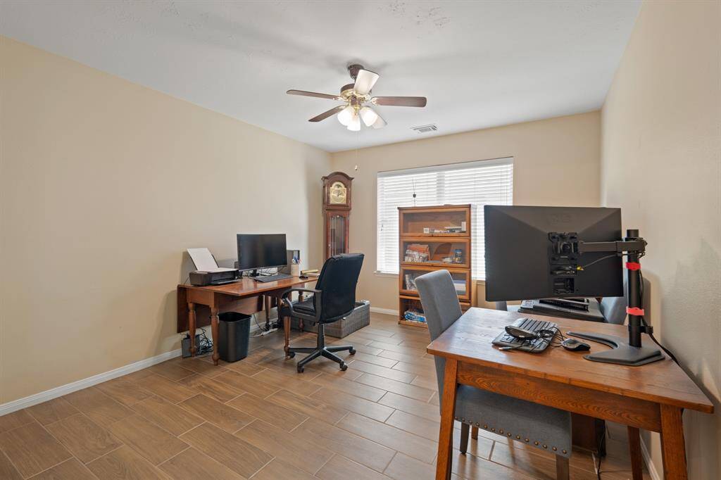 Generous office space.