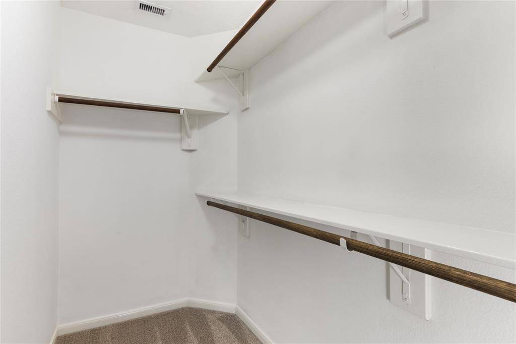 Owner suite double closet