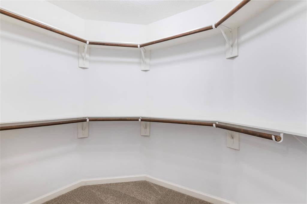 Owner suite double closet