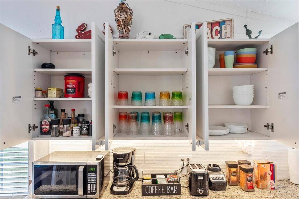 Ample cabinet space!