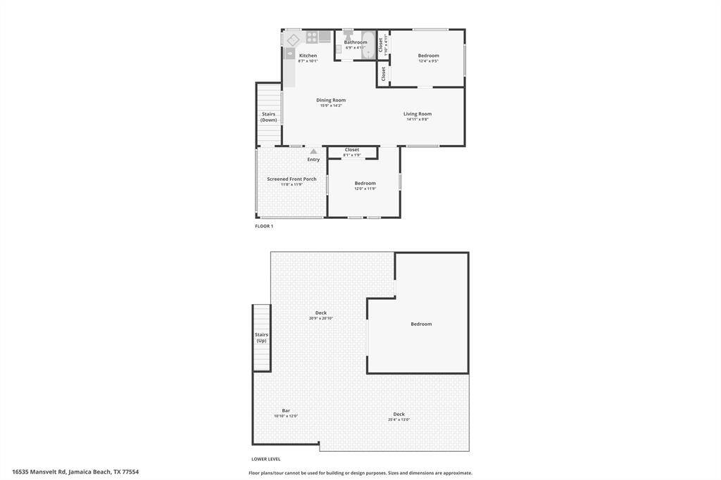 Combined floorplan