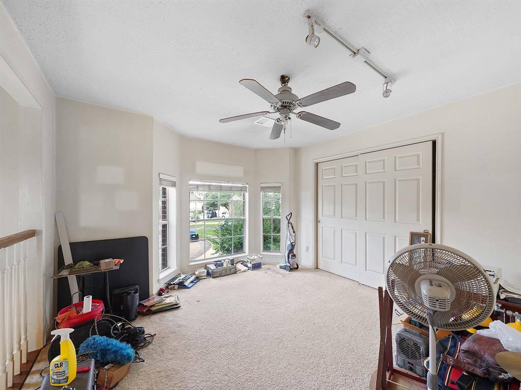 Loft area would be perfect for a game room/entertainment area for the kids.