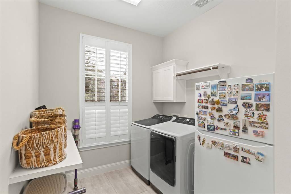 Laundry room located on the first floor. Washer & dryer are included!