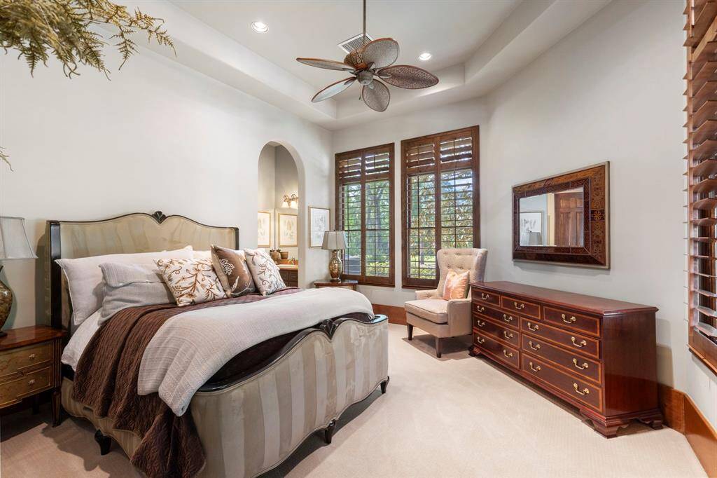 An inviting first floor guest suite offers all the comforts to include an ensuite bath with every comfort.