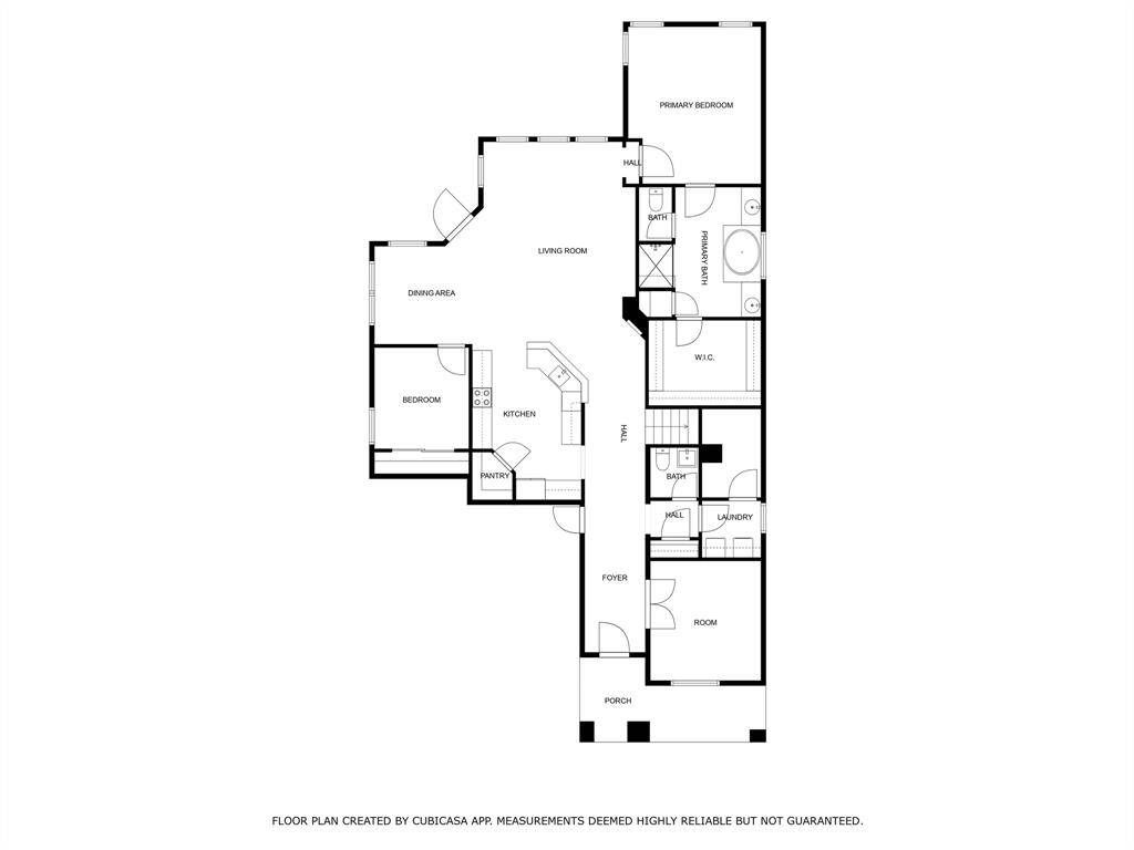 First floor plan.
