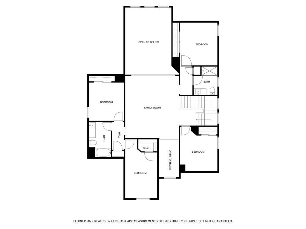 Second floor plan.