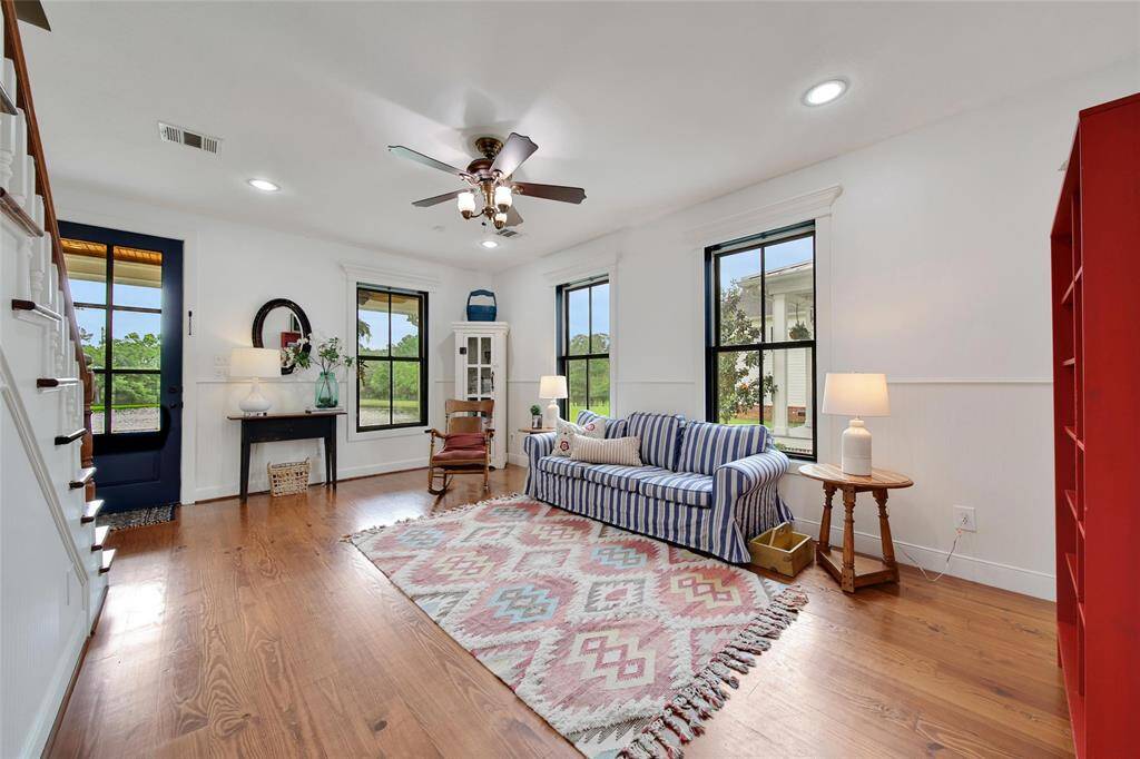 Secondary family room off of catering kitchen