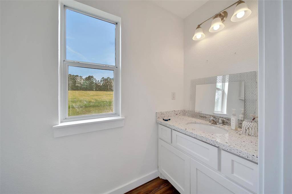 Half bathroom in guest house