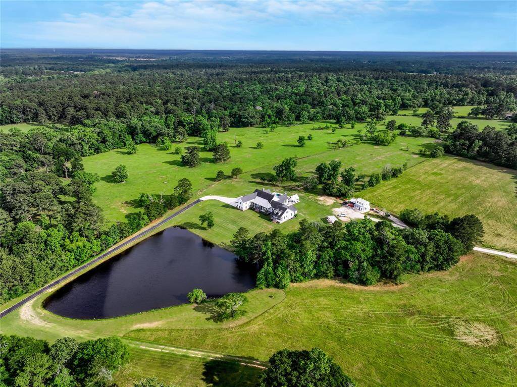 Aerial view of this one of a kind property!