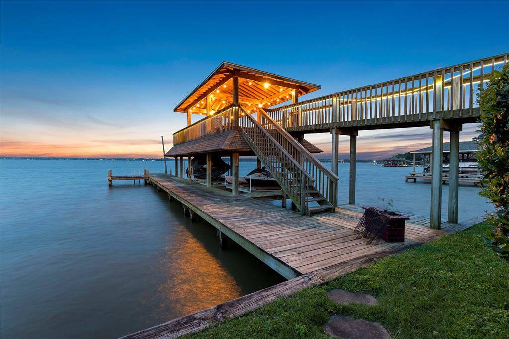 2 Story Boat Dock with room to park boats, skis and kayaks.