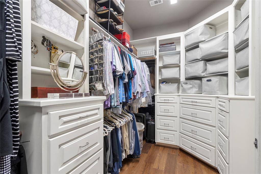 1/2 of the walk-in closet.