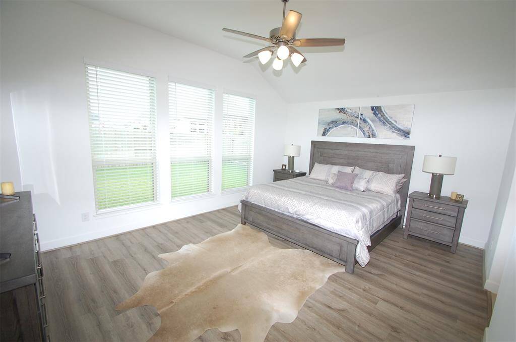 Primary bed room is in the back away from other bed rooms.