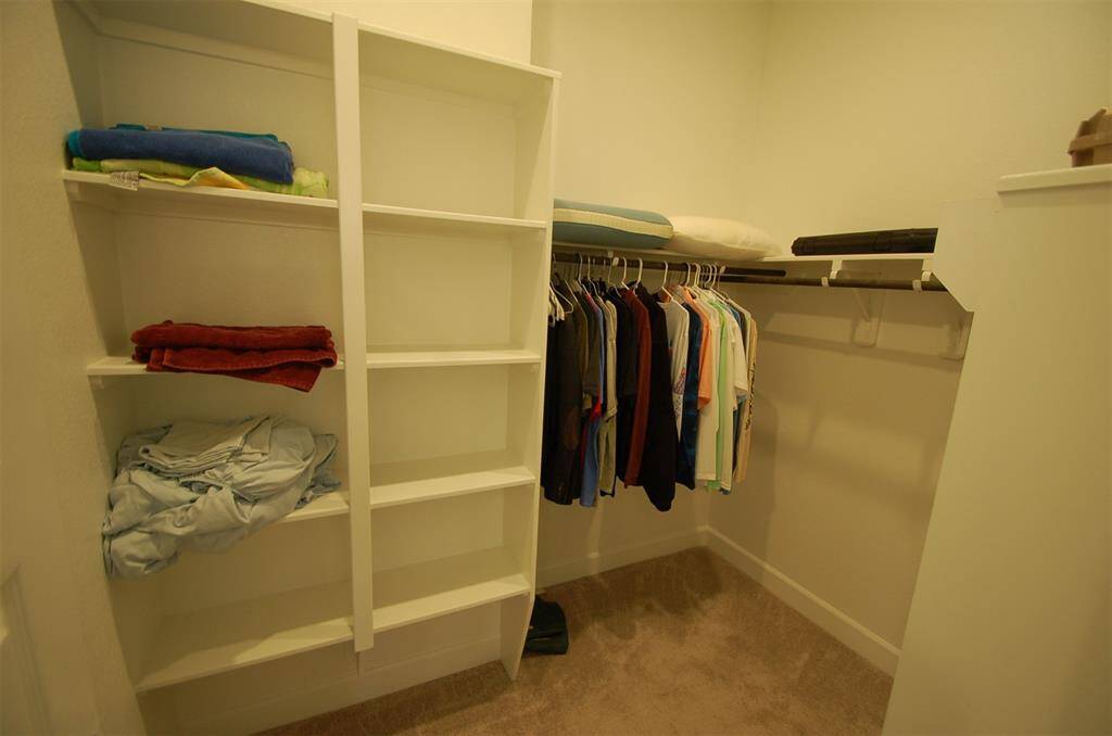Primary closet for him.