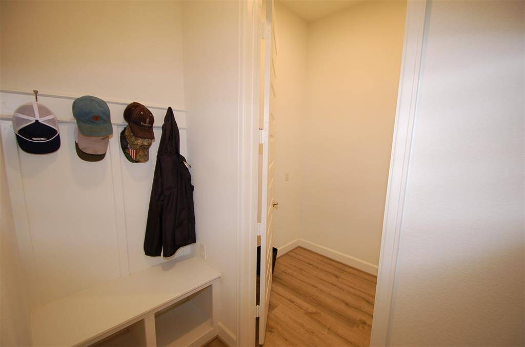 Mud room just in from the garage